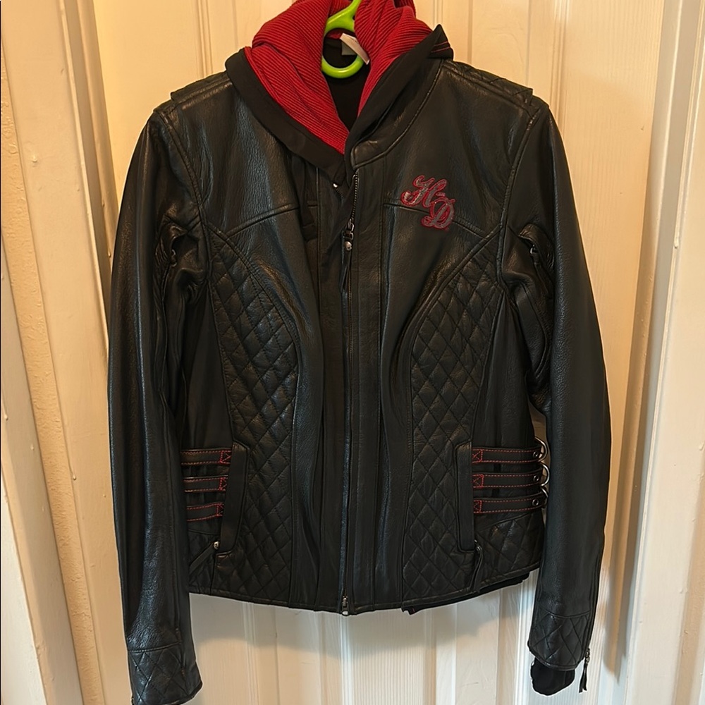 Willy G black leather jacket